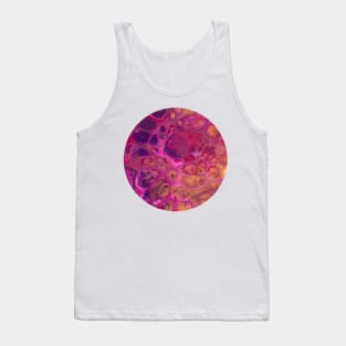 Pink Passion / Acrylic Pouring Tank Top